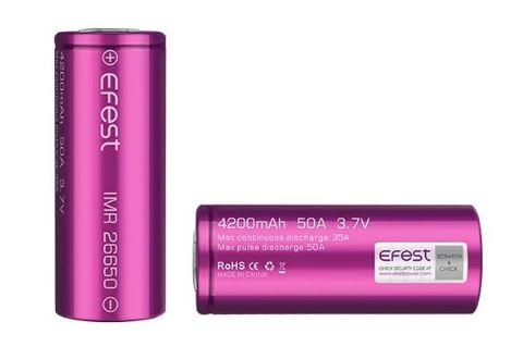 Efest 26650 4200Mah 50A Batterys